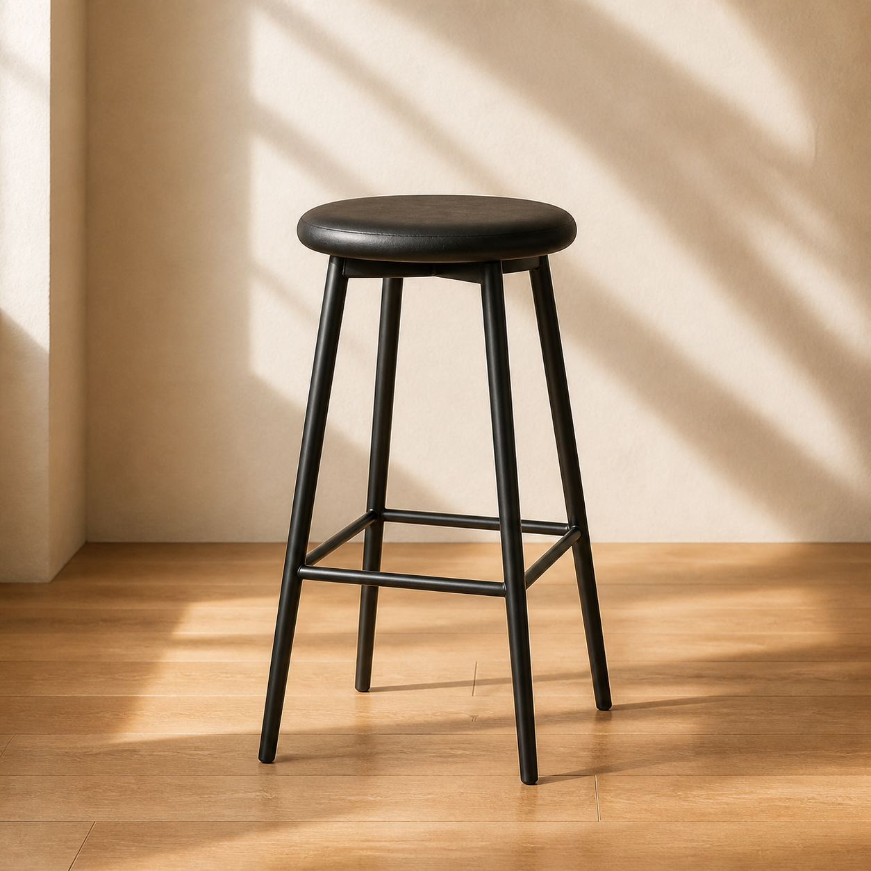 Walnut Rail Counter Stool – Wood Stools