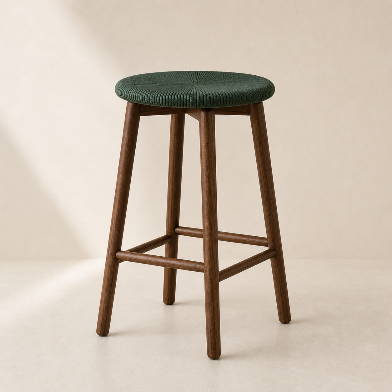 Tilli Corded Counter Stool – Wood Stools